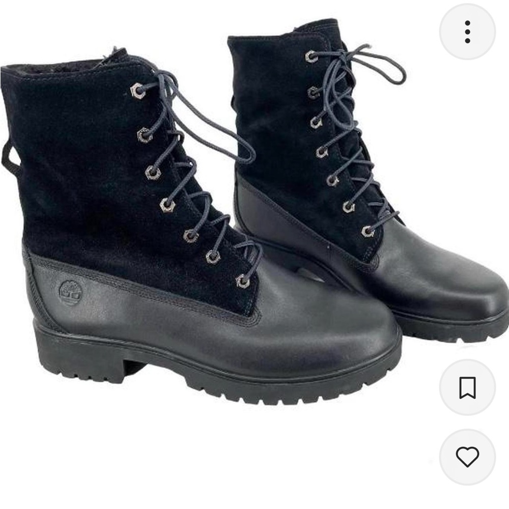 Timberland Snow Jayne Teddy suede Fleece
Fold Down Waterproof BOOTS Alsgk a4019
